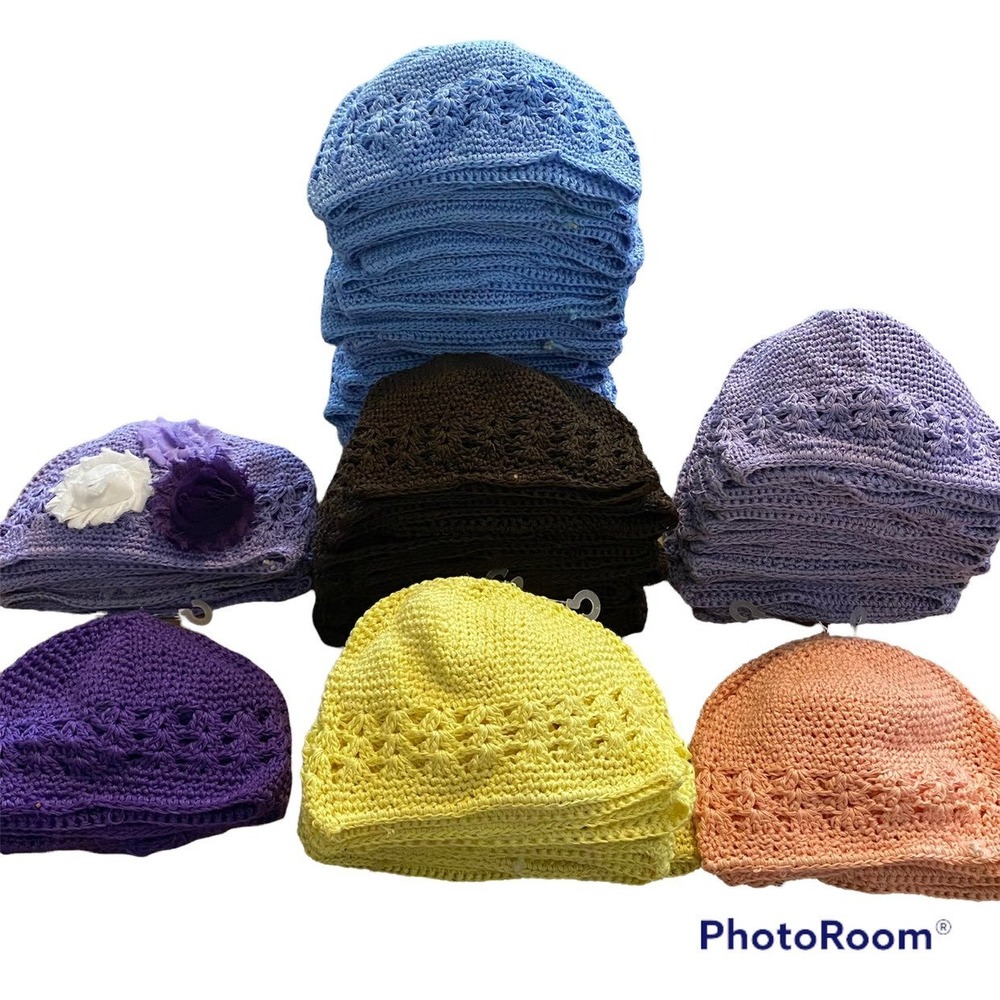 94 Infant Toddler kids Knit Beanie hats LOT MIXED Sizes/Colors NWOT